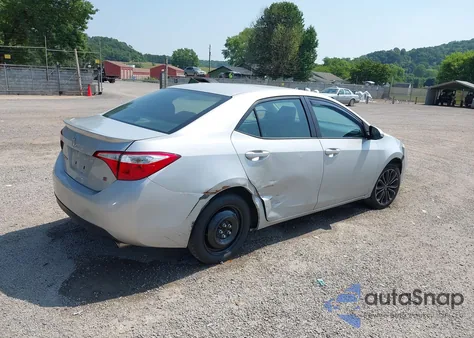 2016 Toyota Corolla S Plus из США, поврежденный, VIN 2T1BURHE8GC579823